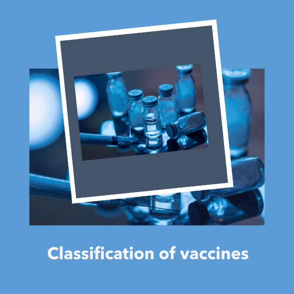  Classification of vaccines